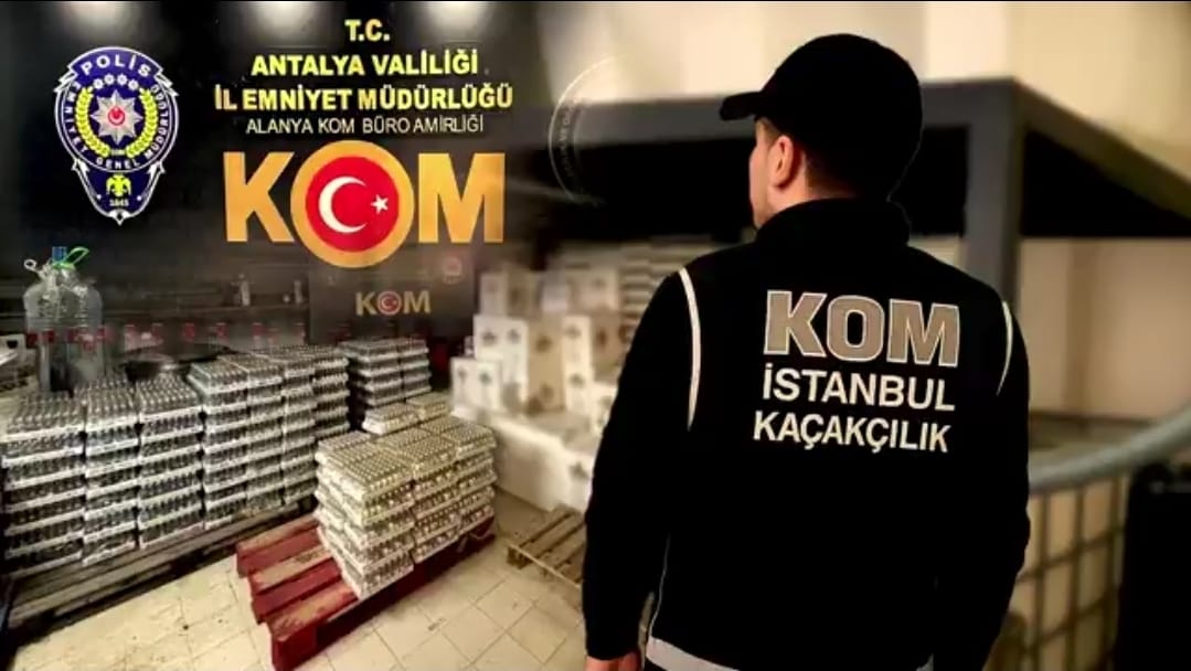 81 İlde Dev Operasyon: 30 Bin Şişe Kaçak ve Sahte Alkollü İçki Ele Geçirildi