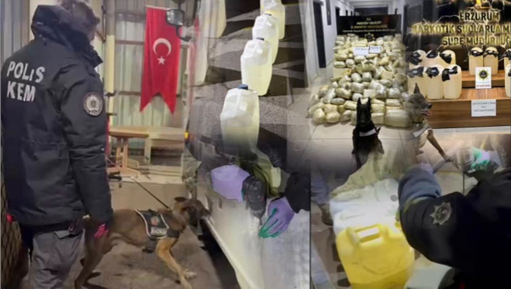 Mersin ve Erzurum’da Dev Uyuşturucu Operasyonu: 447,5 KG Madde Ele Geçirildi!