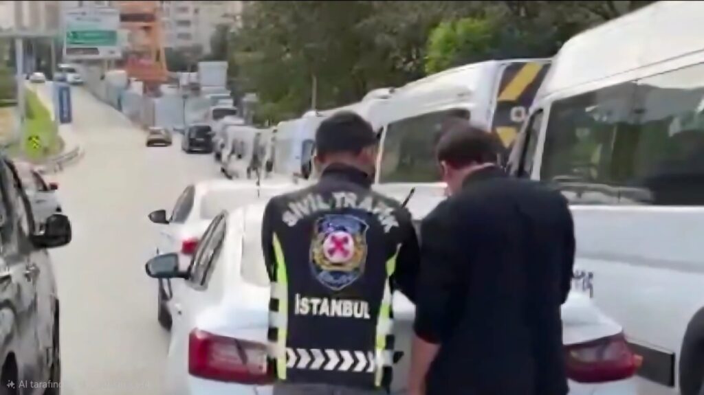 Üsküdar’da Kızının Yanında Babaya Saldırı: Yol Kesen Sürücü Yakalanarak 993 TL Ceza Uygulandı