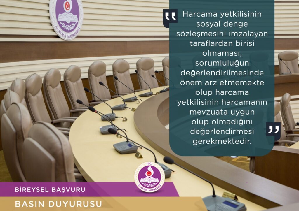 AYM’den Sosyal Denge Ödemesi Kararı: “Mülkiyet Hakkı İhlal Edilmedi”