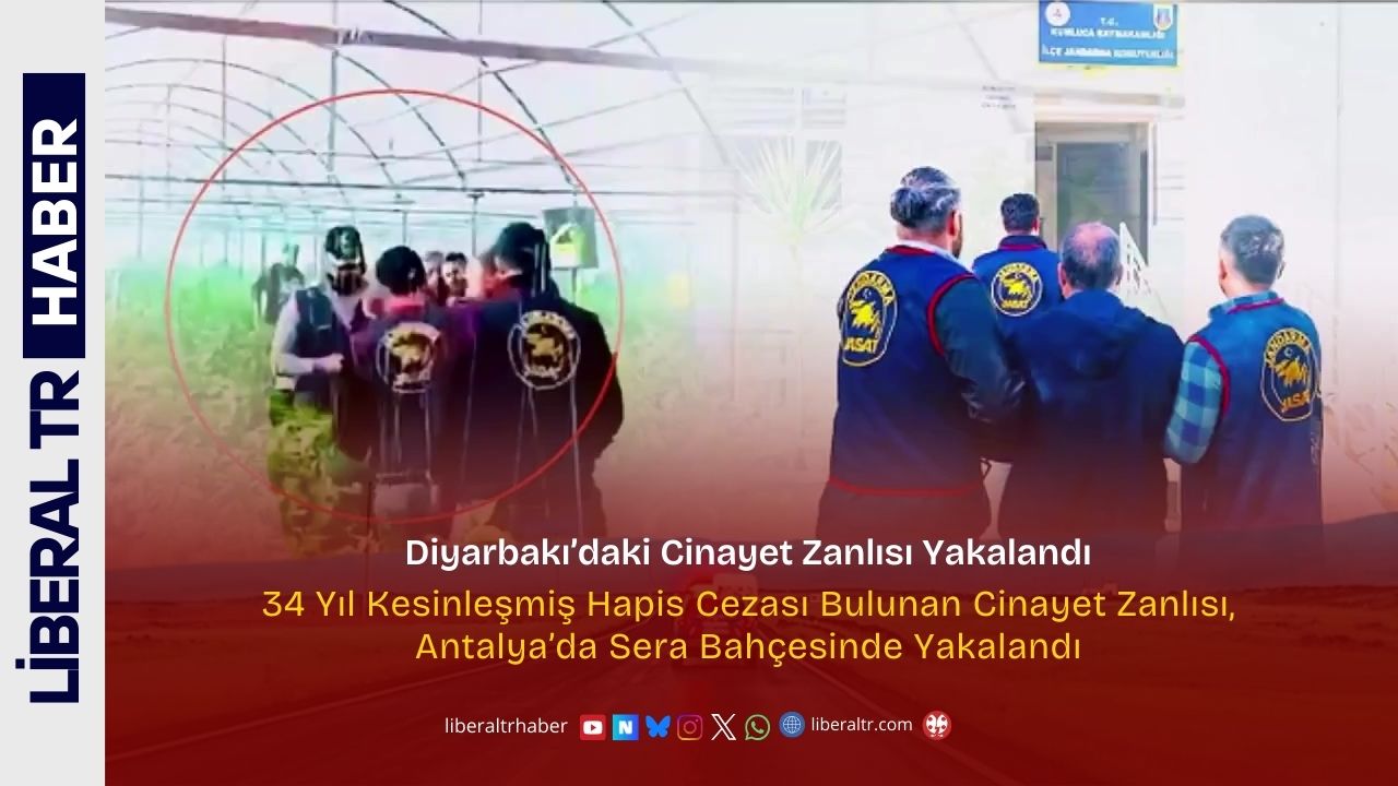 34 Yıl Kesinleşmiş Hapis Cezası Bulunan Cinayet Zanlısı, Antalya’da Sera Bahçesinde Yakalandı