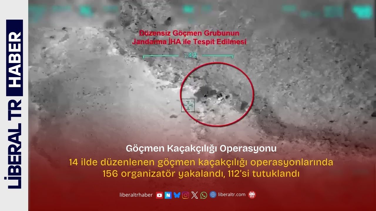 14 İlde Göçmen Kaçakçılığı Operasyonu: 156 Organizatör Yakalandı, 112 Tutuklama