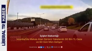 İstanbul’da Makas Atan Sürücü Yakalandı: 90 Bin TL Ceza ve 60 Gün Men Geliyor