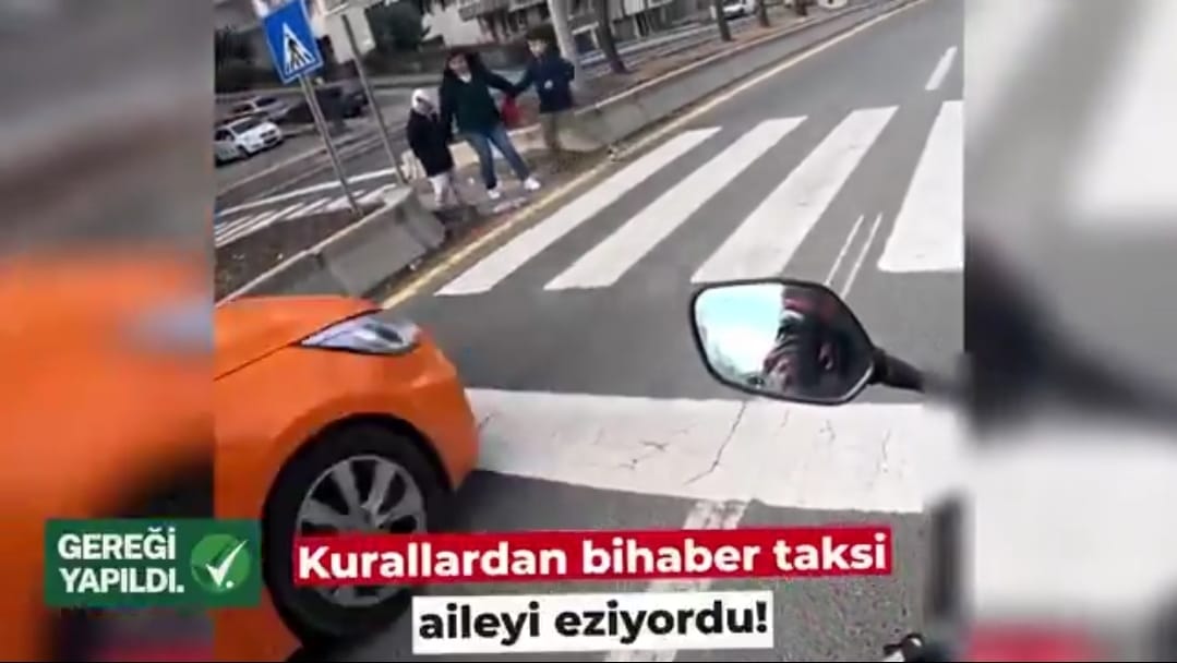 Yaya Geçidinde Ölümle Burun Buruna: Anne ve Çocuklar Son Anda Kurtuldu