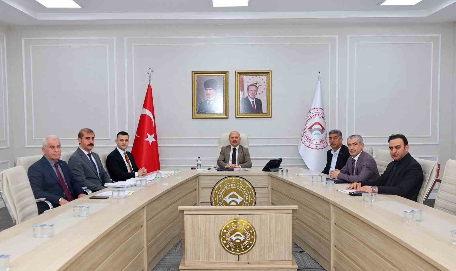 Adıyaman’da İl Özel İdaresi Encümen Toplantısı Yapıldı
