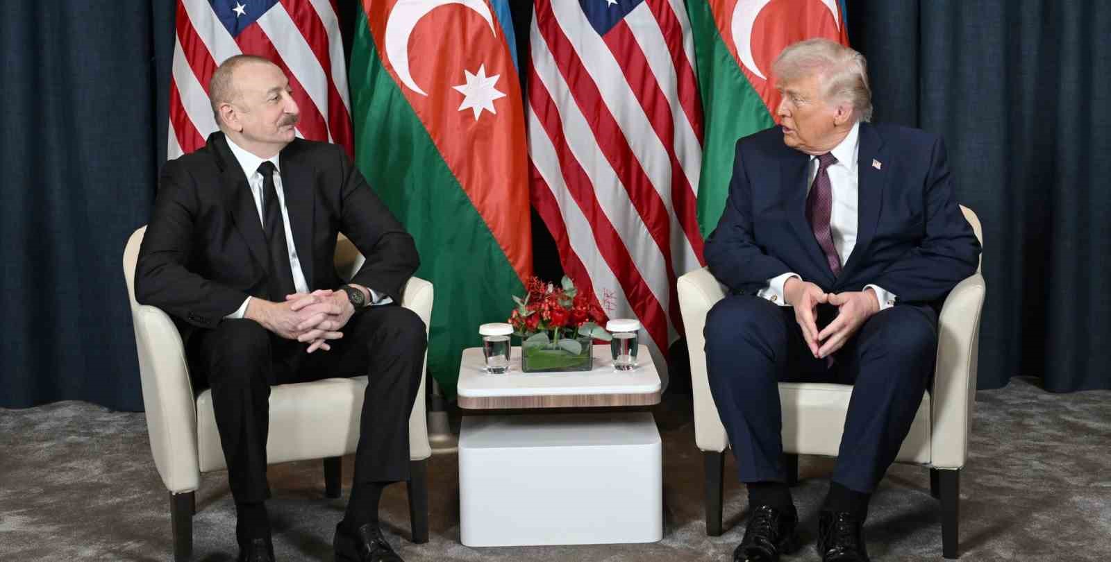 Aliyev, Trump ile Bir Araya Geldi