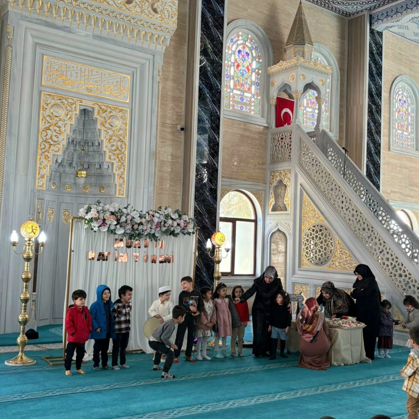 Aydın’da 4-6 Yaş Kur’an Kursu Öğrencisi Yıldırım Kur’an-I Kerim’i Hatmetti