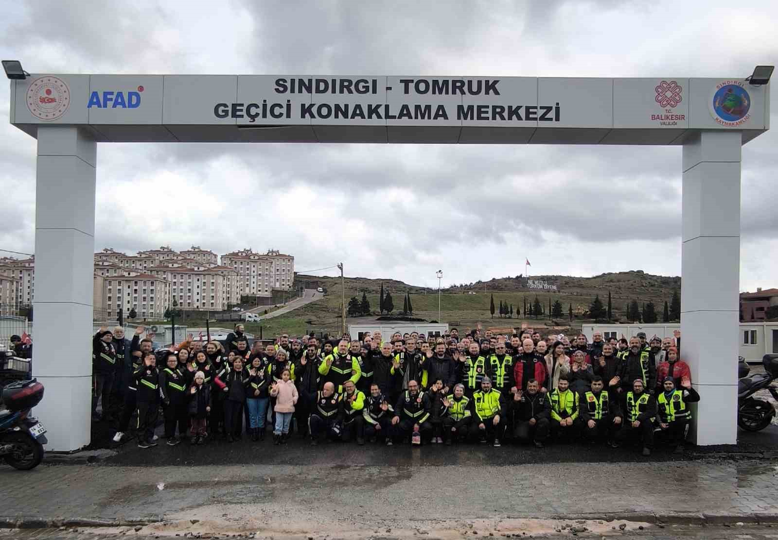 Balıkesir’den Sındırgı’ya Dayanışma Konvoyu