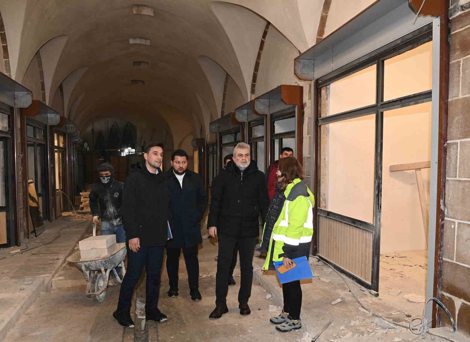 Başkan Görgel: “Tarihi Kapalı Çarşı’mızın Restorasyonu Tamamlanıyor”
