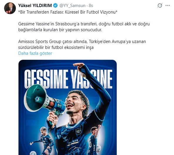 Başkan Yıldırım’dan Yüksek Bonservisli Bir Satış Daha