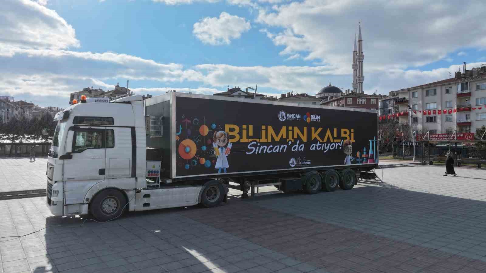 ’Bilim Tırı’ Sincan’da Çocuklarla Buluşuyor
