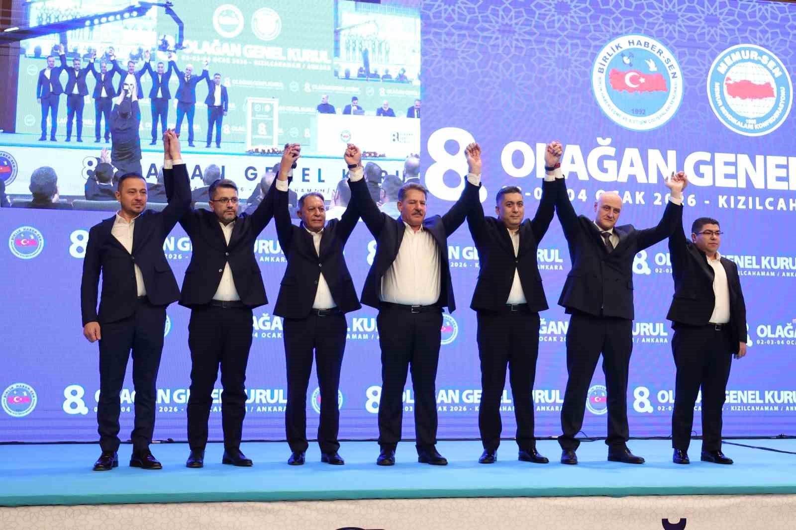 Birlik Haber-Sen 8. Olağan Genel Kurulu’nda Ömer Budak Güven Tazeledi
