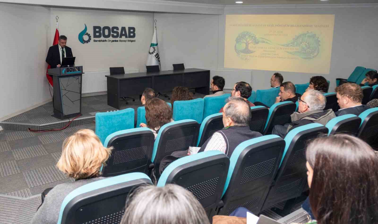 Bosab Sanayicisine Yeşil Dönüşüm Rehberi