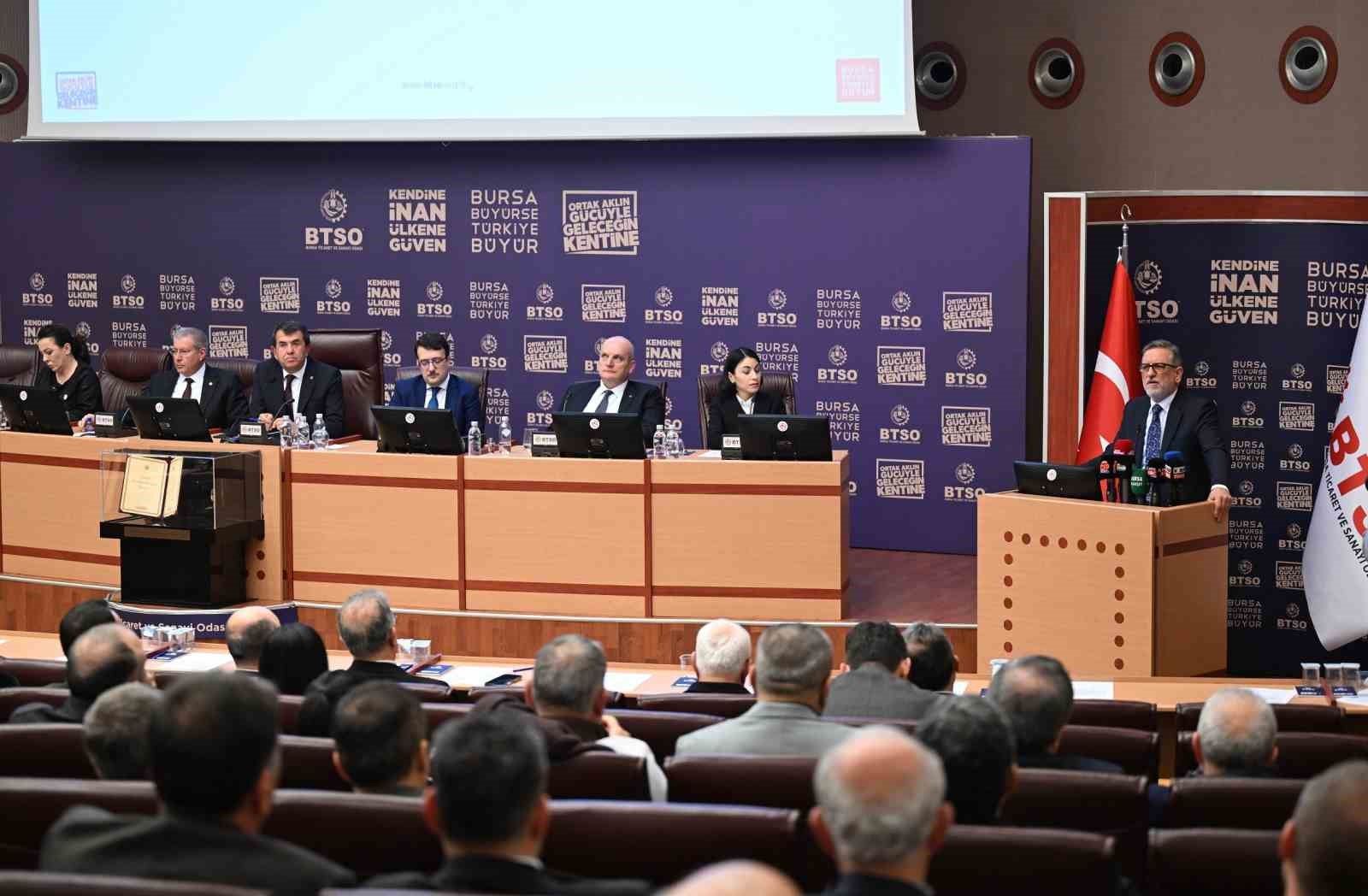 Btso’da Yılın İlk Meclis Toplantısı Gerçekleştirildi