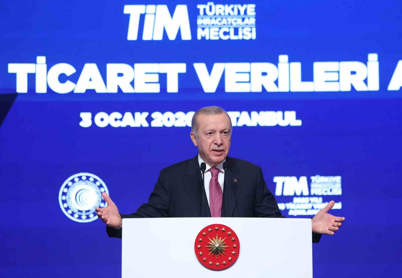 Cumhurbaşkanı Erdoğan: “2025 Yılında İhracat Rekoru Kırıldı”