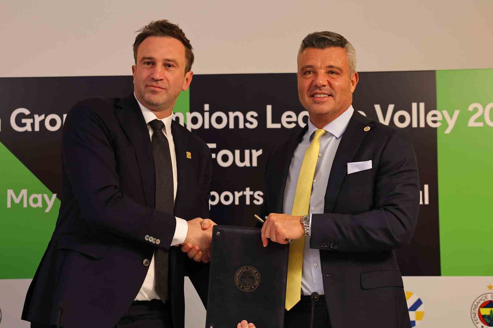 Fenerbahçe ile Cev Arasında Ev Sahipliği İçin İmzalar Atıldı