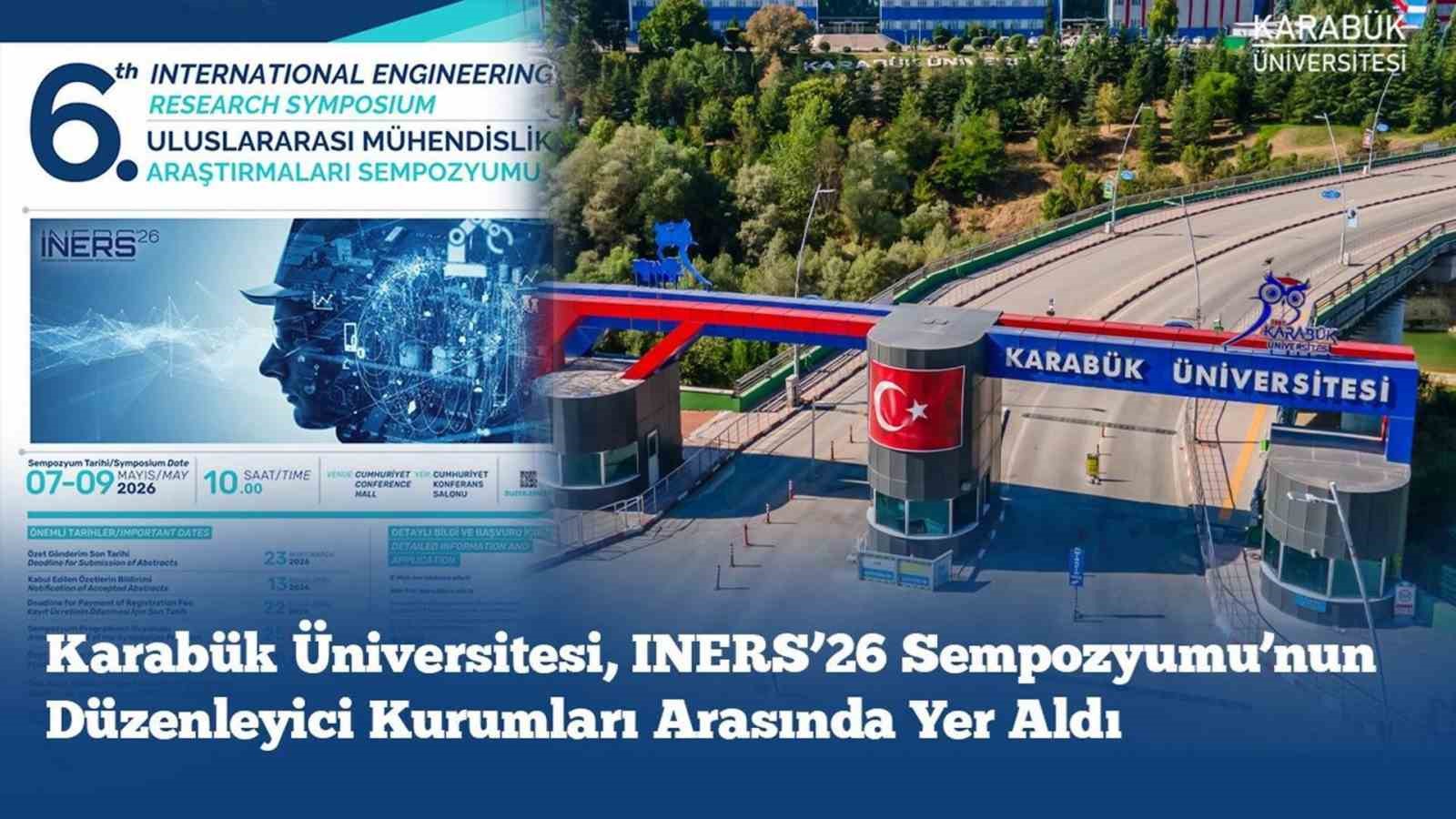 KBÜ Iners’26 Sempozyumu’nun Düzenleyici Kurumları Arasında Yer Aldı