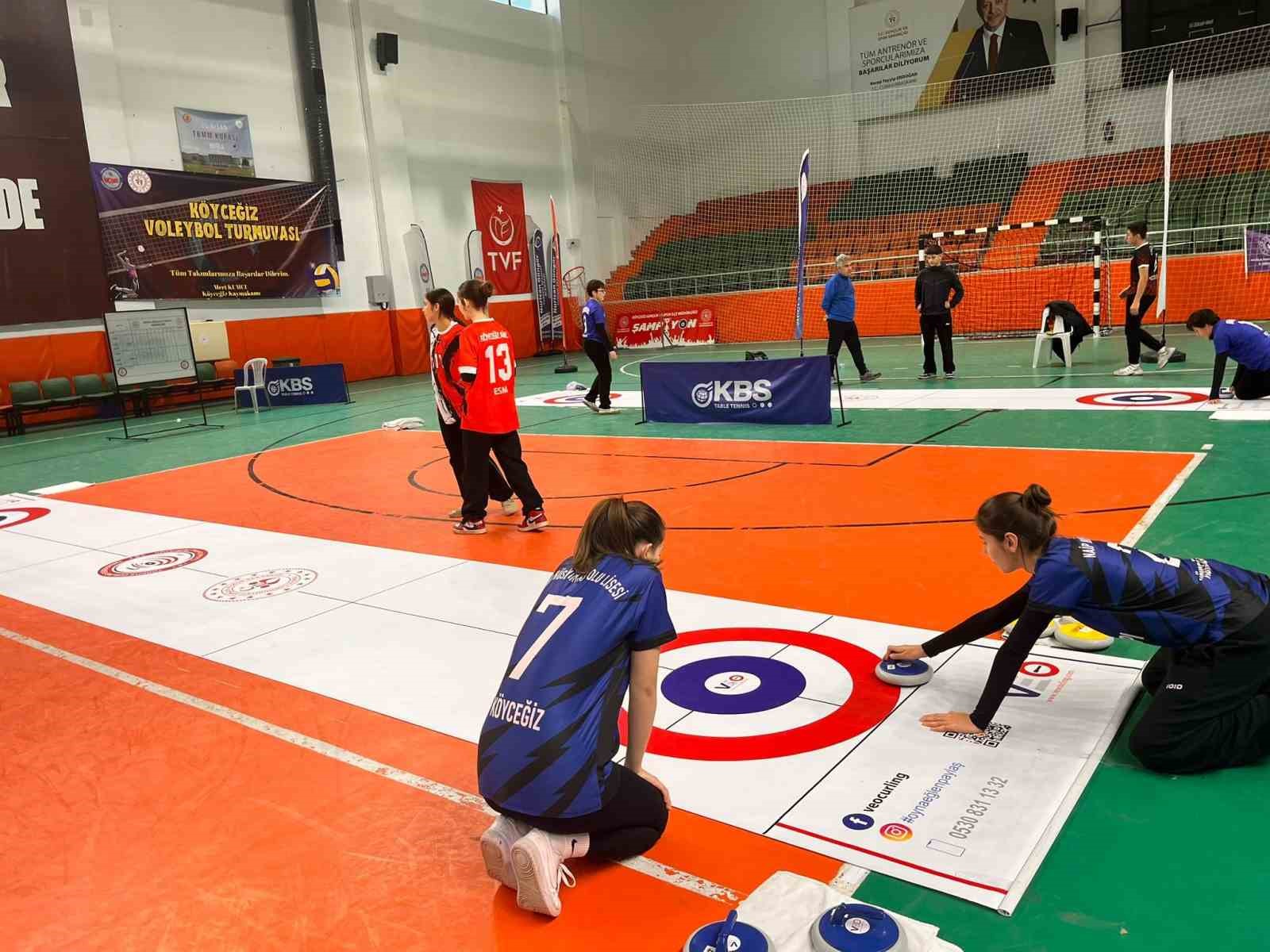 Köyceğiz’de Floor Curling İl Turnuvası Tamamlandı