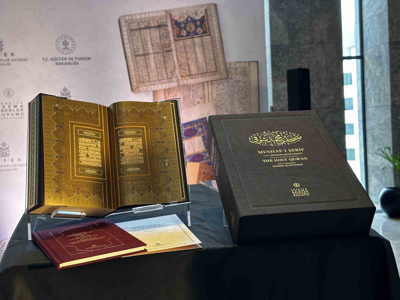 Kültür ve Turizm Bakanı Ersoy: “Özenle Çalıştık, En Gelişmiş Baskı Tekniklerini Kullandık”