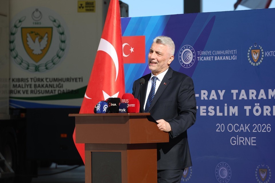 Mobil X-Ray Tarama Sistemi Teslim Töreni Lefkoşa’da Yapıldı