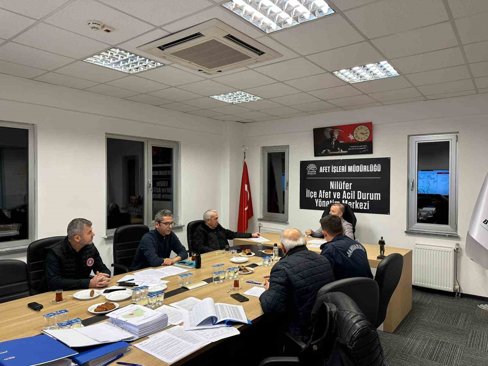 Nilüfer’de Afetlere Karşı Hazırlık Tatbikatı