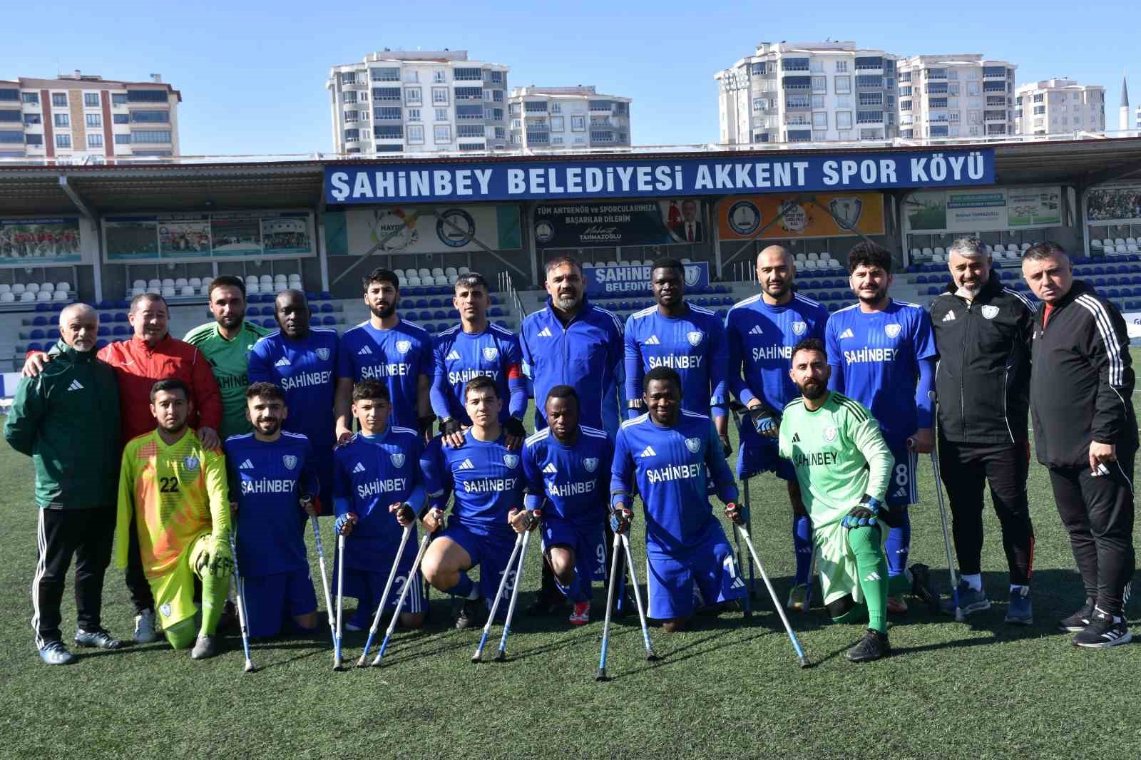 Şahinbey Ampute Çıkışını Sürdürüyor