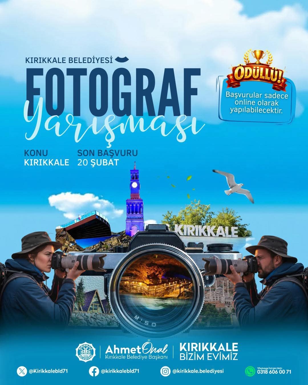 “Senin Kırıkkale’n” Fotoğraf Yarışması Başladı