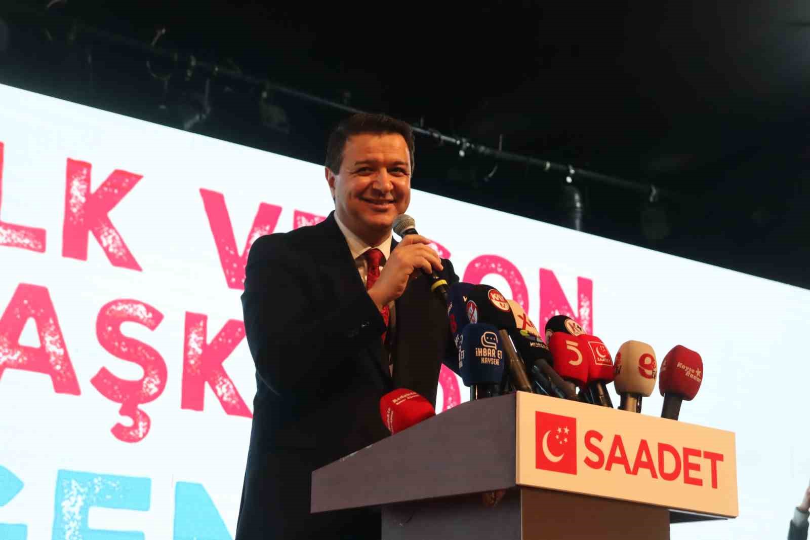 Saadet Partisi Lideri Mahmut Arıkan: “Türkiye’de 2,5 Milyon İnsanımıza İstihdam Oluşturacağız”