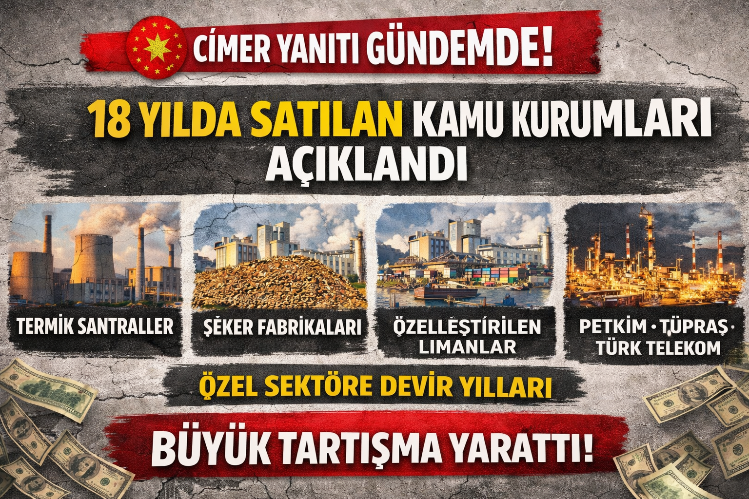 CİMER Yanıtı Gündem Oldu: 18 Yılda Satılan Kamu Kurumları ve Stratejik Tesisler Açıklandı