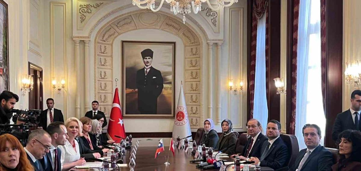 Adalet Bakanı Gürlek, Slovenya Ulusal Meclis Başkanı Zupancic ile Bir Araya Geldi
