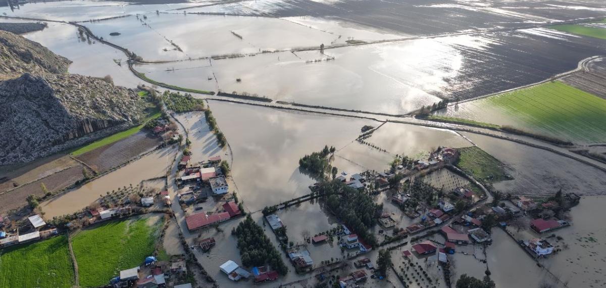 Adana’da Afetin Boyutu Havadan Görüntülendi