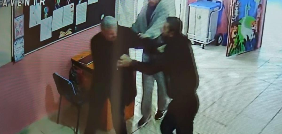 Ahlat’ta Okul Müdürlerine Saldırı Görüntüleri Ortaya Çıktı