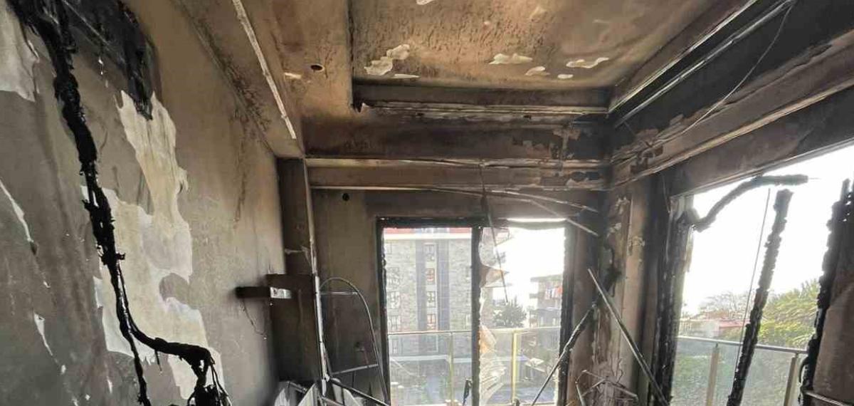 Alanya’da Korkutan Yangın