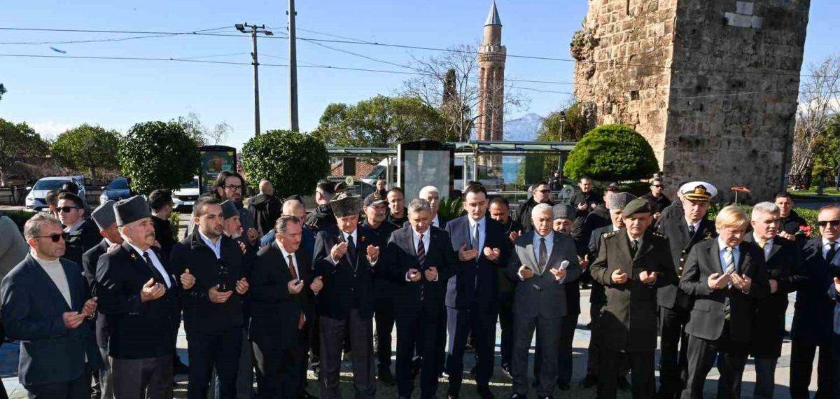 Antalya’nın Kurtuluş Savaşı’nda Verdiği İlk Sivil Şehidi Törenle Anıldı