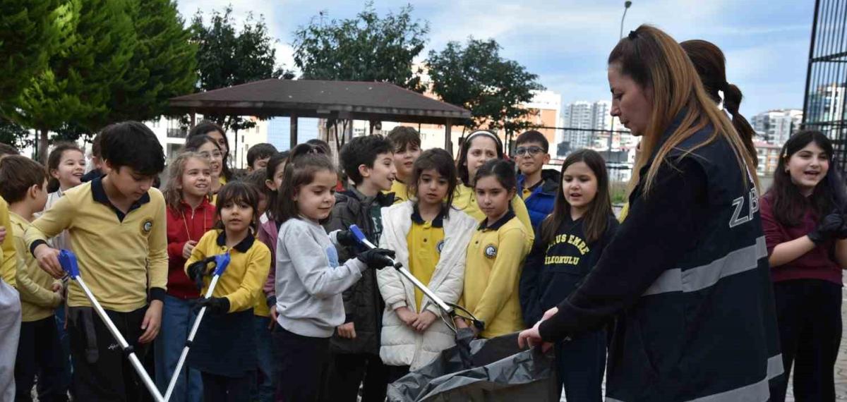 Atakum’da Çocuklardan Çevre Temizliği Konusunda Anlamlı Etkinlik