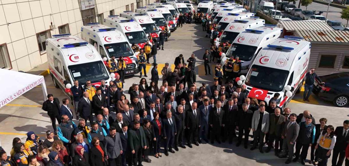 Aydın’da Acil Sağlık Filosuna 16 Yeni Ambulans