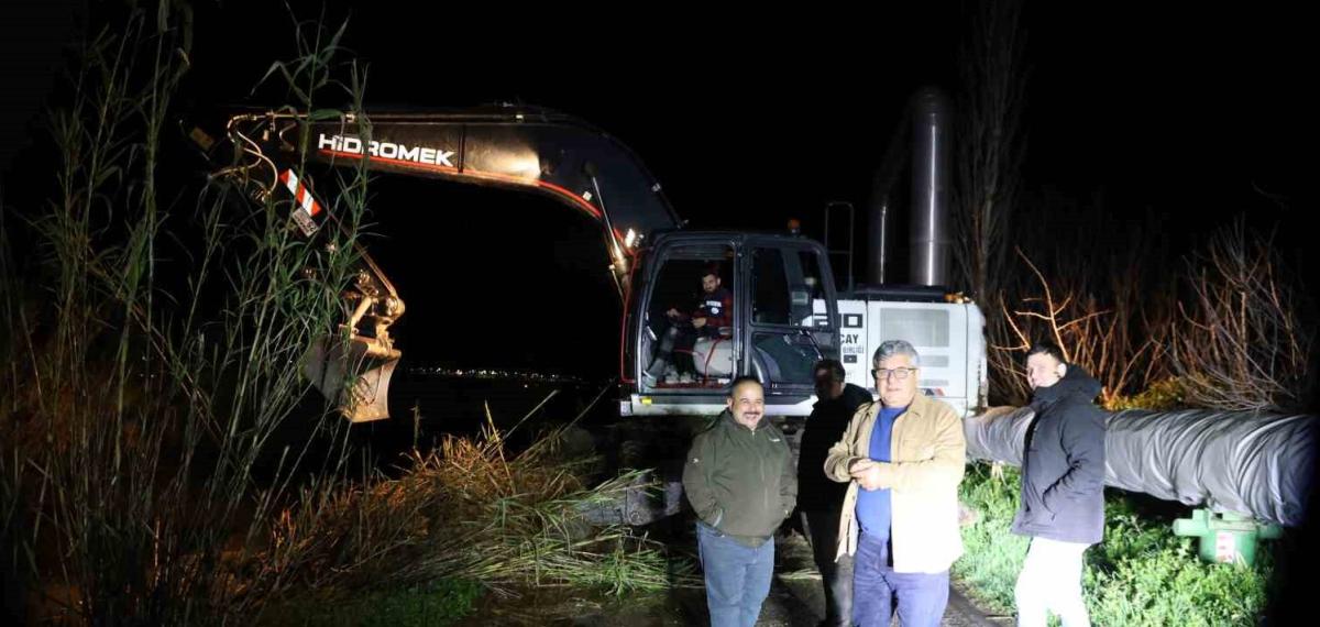 Aydın’da Emirdoğan Çayı Taştı