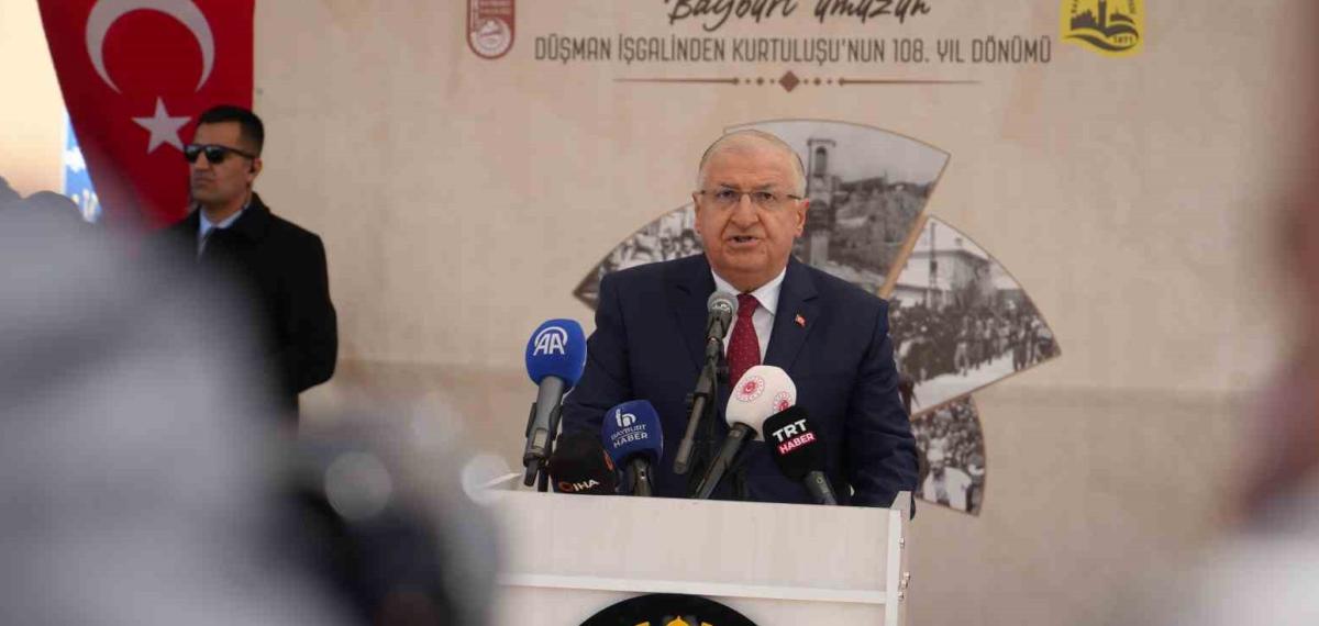 Bakan Güler: “Terörsüz Türkiye Hedefimize Doğru Emin Adımlarla İlerliyoruz”