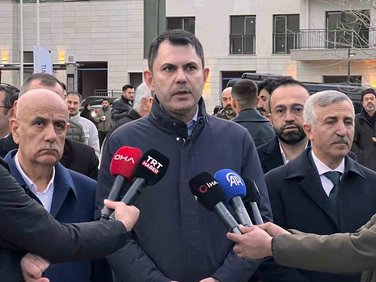 Bakan Kurum: “Hep Birlikte Devlet Millet Omuz Omuza Mücadele Ortaya Koydu”