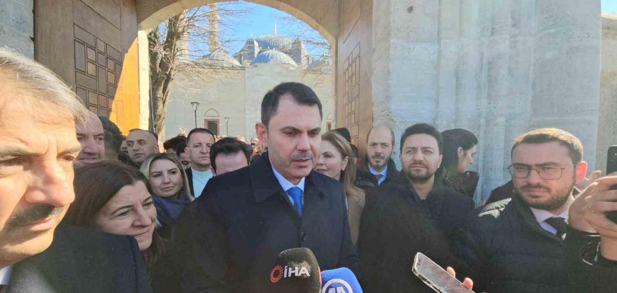 Bakan Kurum, Restorasyonu Tamamlanan Selimiye Camii’ni Ziyaret Etti