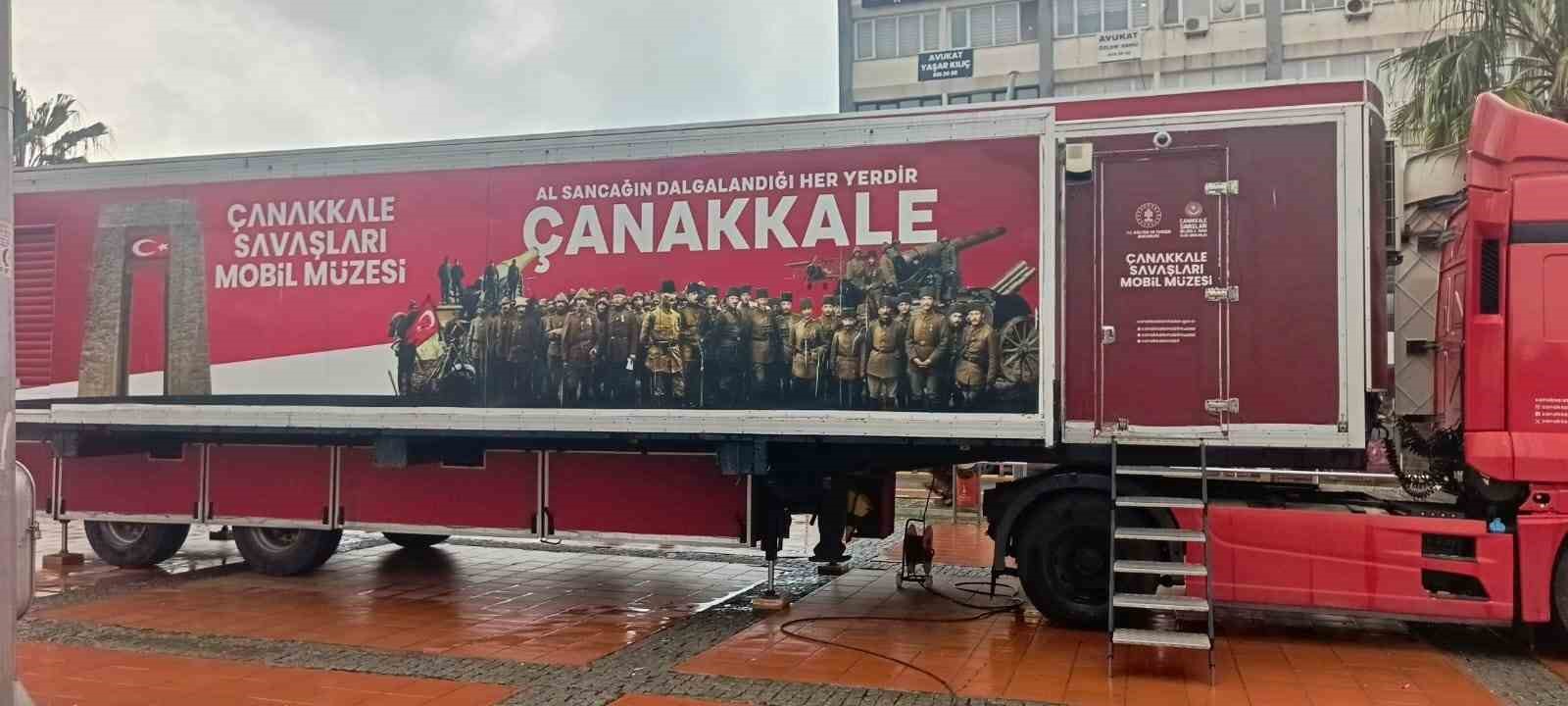 Çanakkale Savaşları Mobil Müzesi Aliağa’da