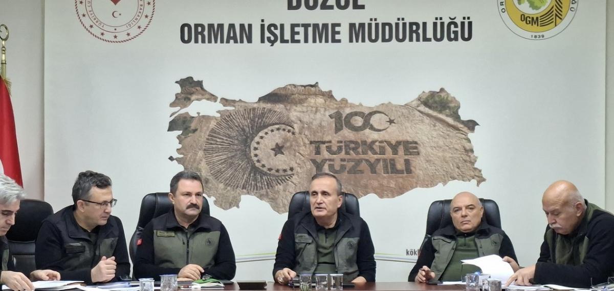 Düzce’de Ormanlarla İlgili Çalışmalar Değerlendirildi