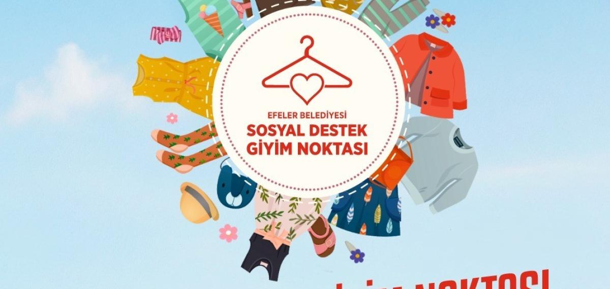 Efeler’in Sosyal Destek Giyim Noktası Hizmete Başladı