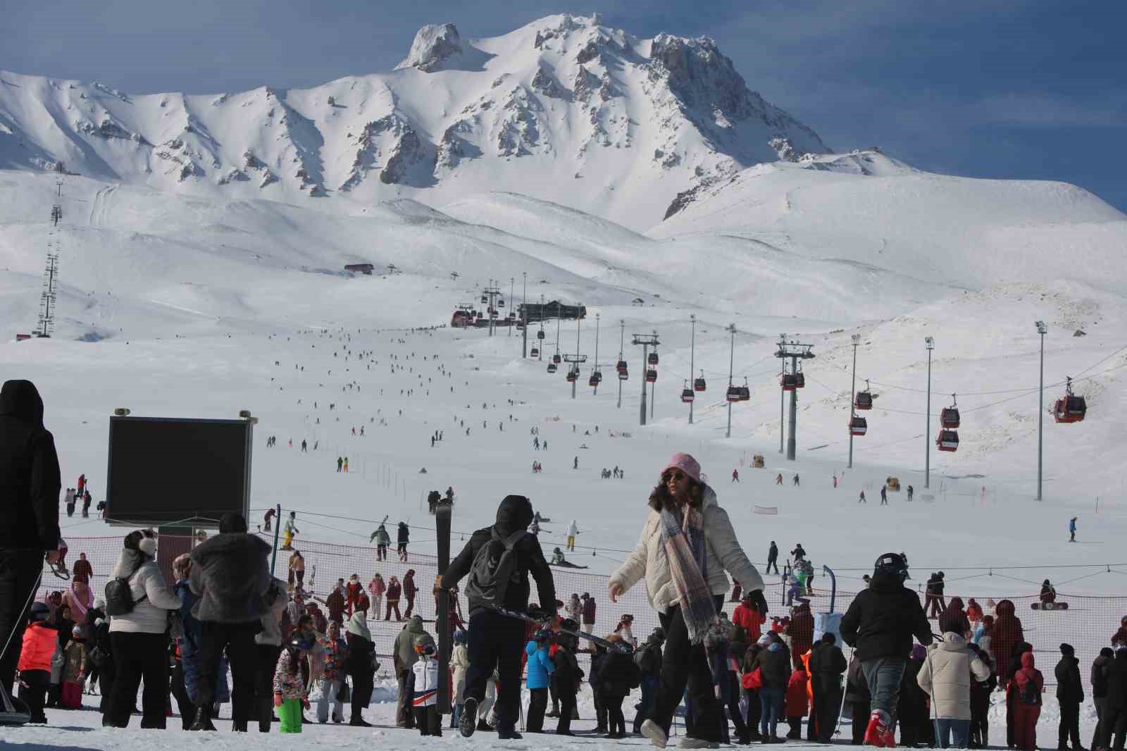 Erciyes’e Sömestir Bereketi: 1.4 Milyon Turist Ziyaret Etti