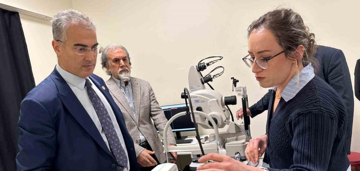 Ergani Devlet Hastanesi’nde Göz Anjiyo Cihazı Hizmete Girdi