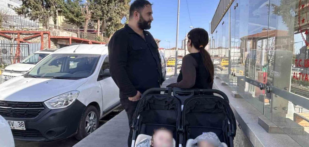 Esenyurt’ta Eşi ve İkiz Bebeklerinin Gözü Önünde Darp Edildi