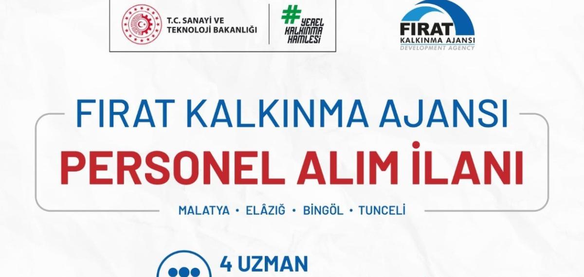 Fırat Kalkınma Ajansı Personel Alımı Yapacak