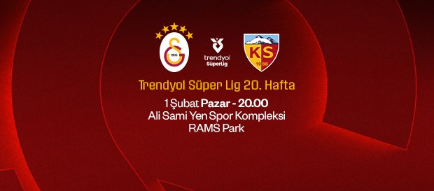 Trendyol Süper Lig: Galatasaray: 2 – Kayserispor: 0 (İlk Yarı)