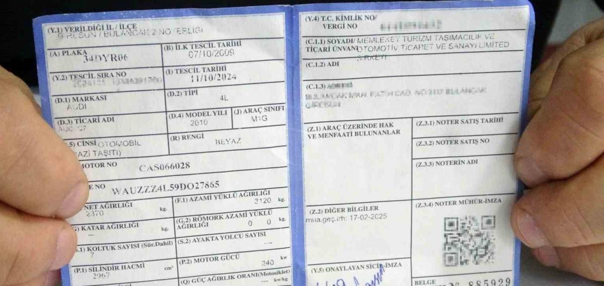 Galeriden Noter Satışıyla Alınan Lüks Cipe Gümrük Şoku