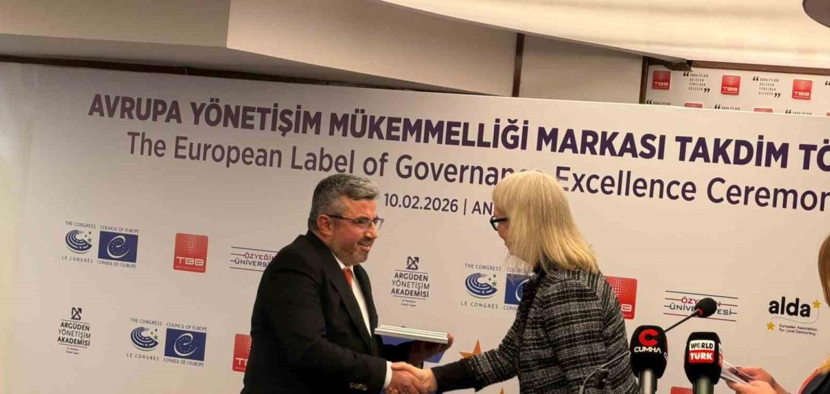 Gaziantep Büyükşehir’e Avrupa’dan Yönetişim Ödülü